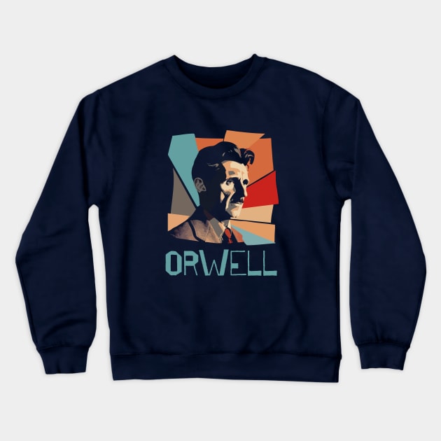 Orwell Crewneck Sweatshirt by WickedAngel